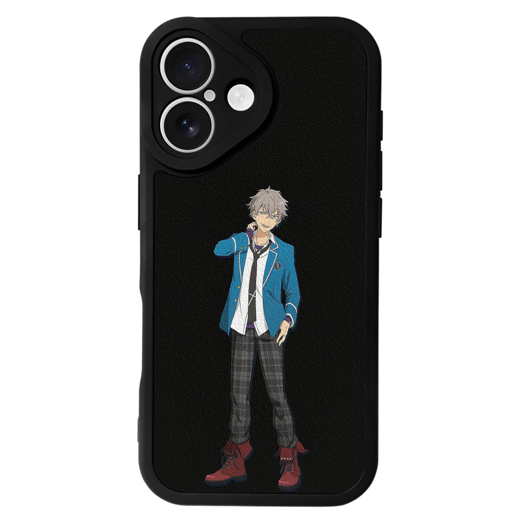 （画像用） あんさんぶるスターズ! Ensemble Stars 【iPhone 16シリーズ対応】シリコンスマホケース（レザー調） 材質：シリコン